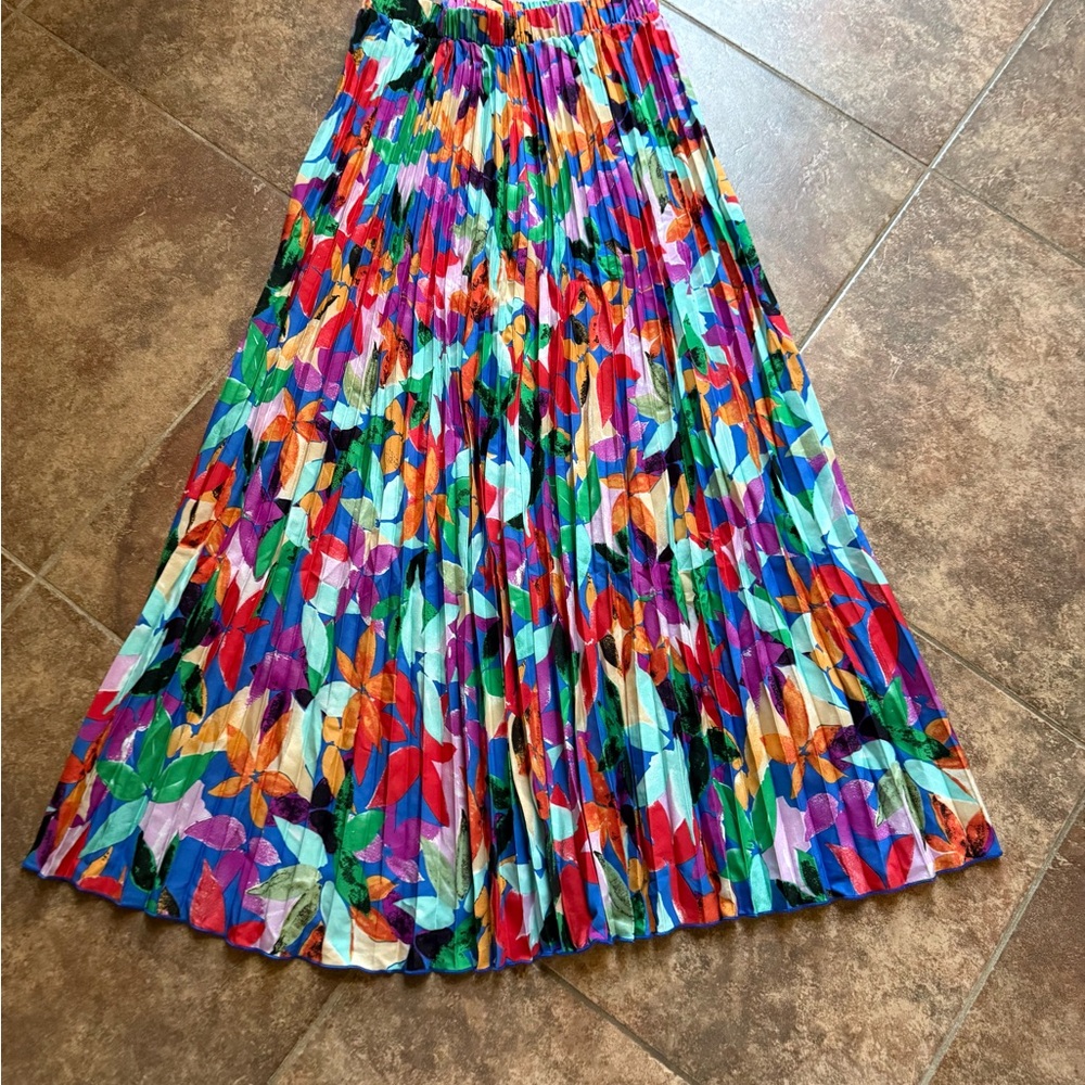 SHEIN Multicolor Floral Maxi Skirt